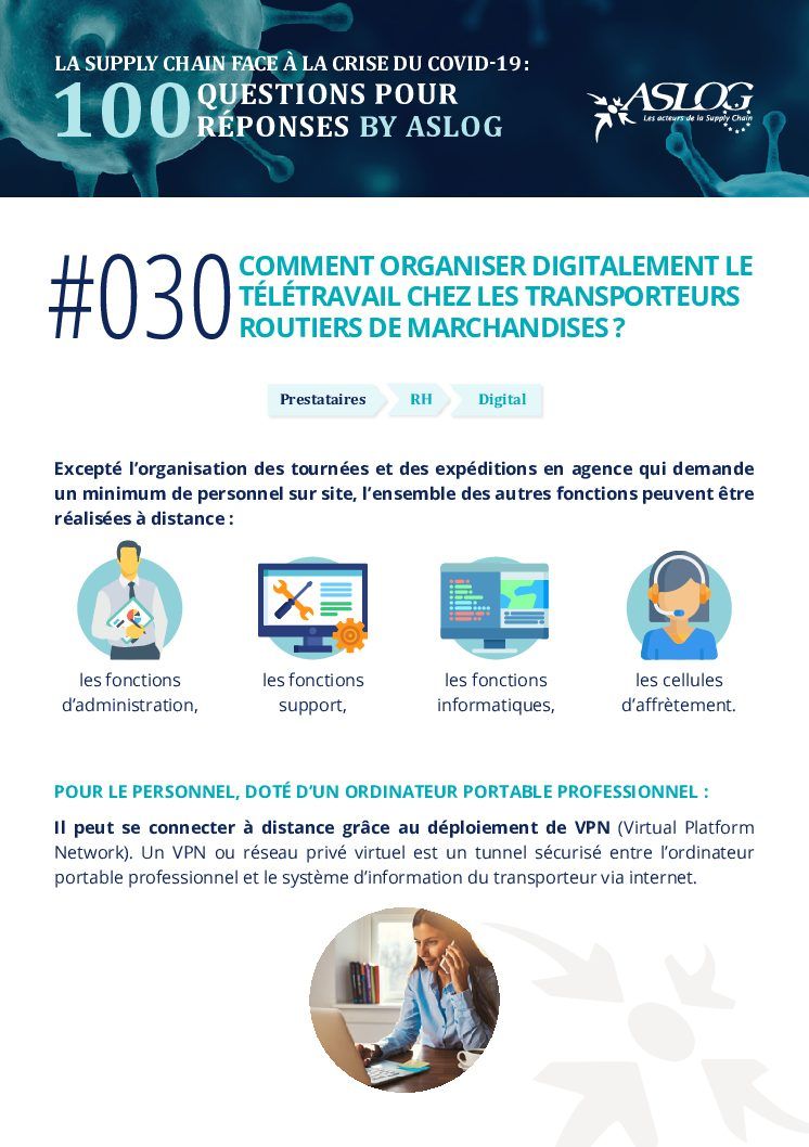 #030 COMMENT ORGANISER DIGITALEMENT LE TÉLÉTRAVAIL CHEZ LES TRANSPORTEURS ROUTIERS DE MARCHANDISES ?