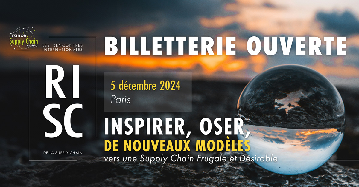 Billetterie ouverte des Rencontres Internationales de la Supply Chain